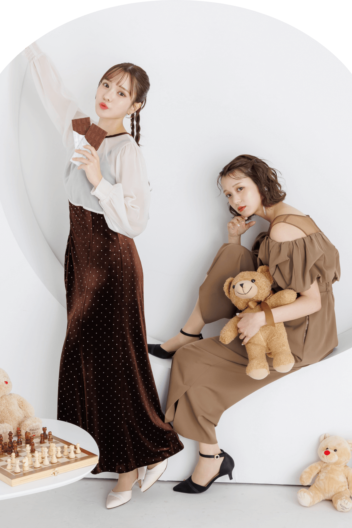 ブラウンドレス1